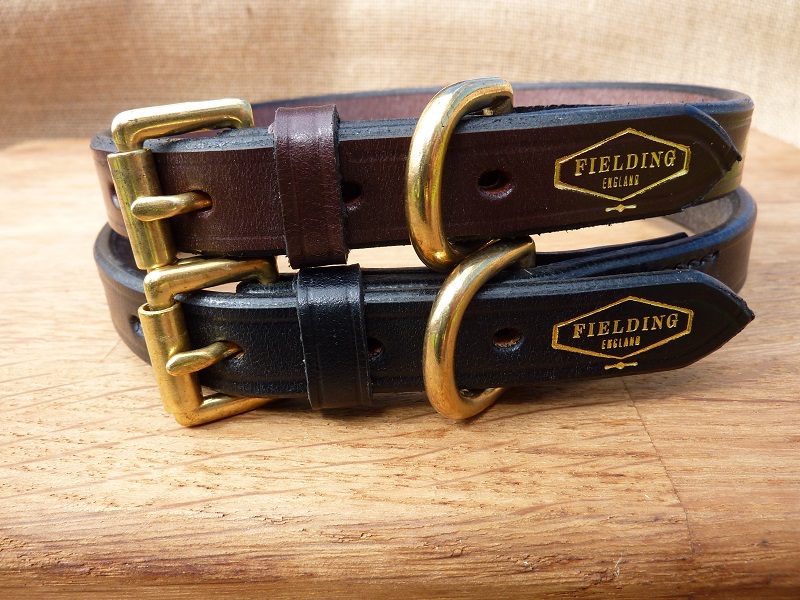 Bridle leather hot sale dog collars